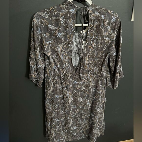 Millibon USA Boho Tunic Dress Size M NWT Paisley Floral Print - Picture 2 of 8